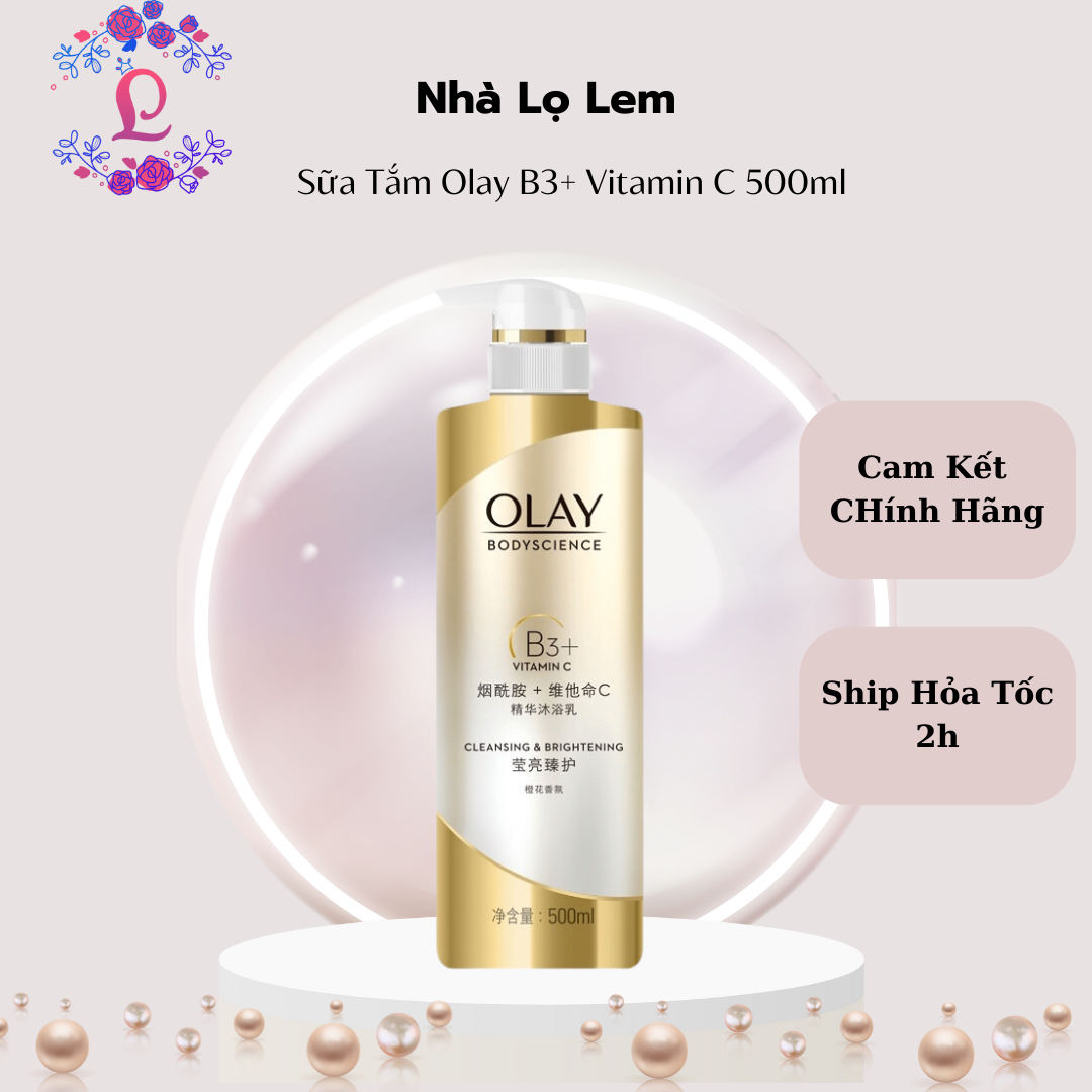 Sữa tắm làm trắng da OLAY Body Cellscience B3 + Vitamin c