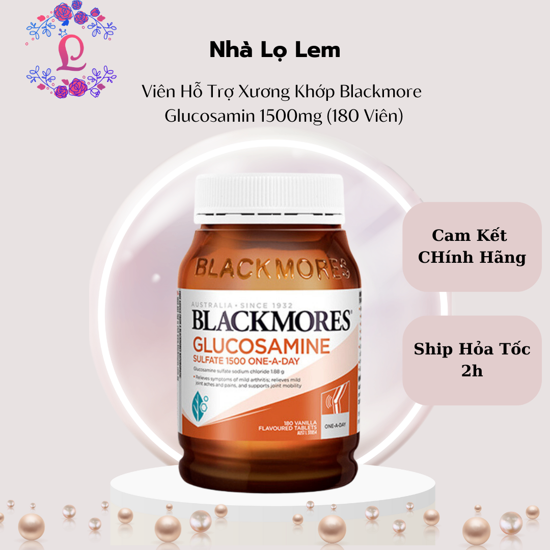 Viên hỗ trợ xương khớp Blackmores Glucosamin 1500mg (180 viên)