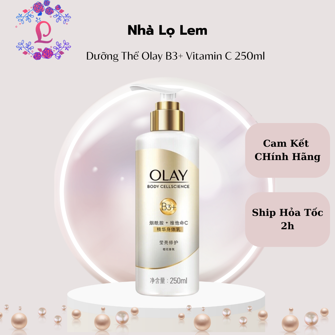 Dưỡng thể Olay B3 dưỡng ẩm trắng da 250ml