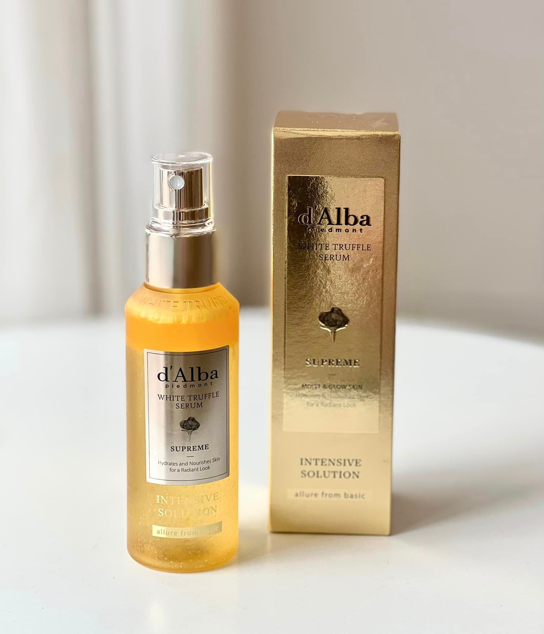 SERUM XỊT KHOÁNG D’ALBA WHITE TRUFFLE SUPREME INTENSIVE SOLUTION HÀN QUỐC