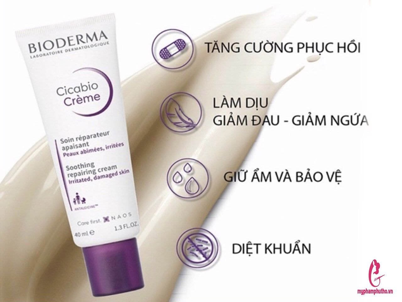 KEM DƯỠNG BIODERMA CICABIO DƯỠNG ẨM PHỤC HỒI