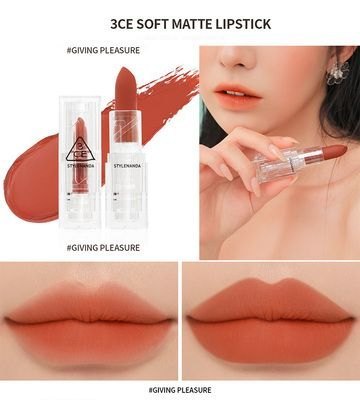 SON THỎI 3CE SOFT MATTE LIPSTICK CLEAR LAYER EDITION