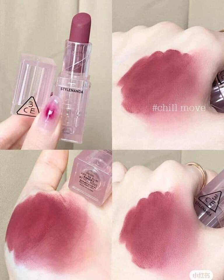 SON THỎI 3CE SOFT MATTE LIPSTICK CLEAR LAYER EDITION