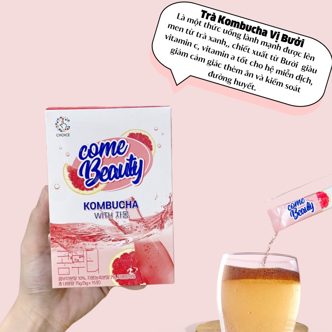 Trà KOMBUCHA COME BEAUTY CHOICE JAPAN