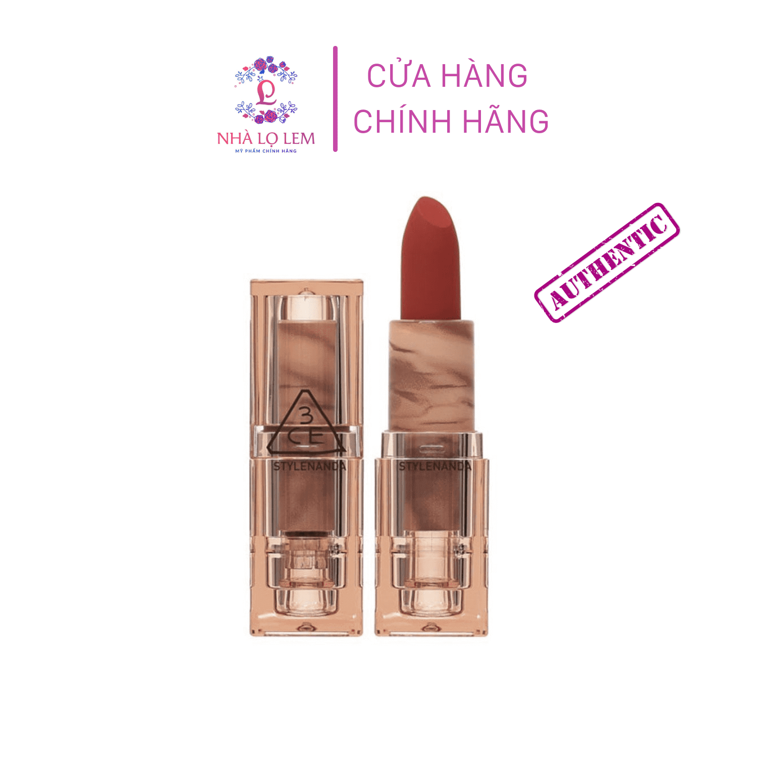 SON THỎI 3CE SOFT MATTE LIPSTICK CLEAR LAYER EDITION