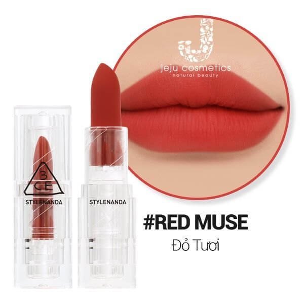 SON THỎI 3CE SOFT MATTE LIPSTICK CLEAR LAYER EDITION