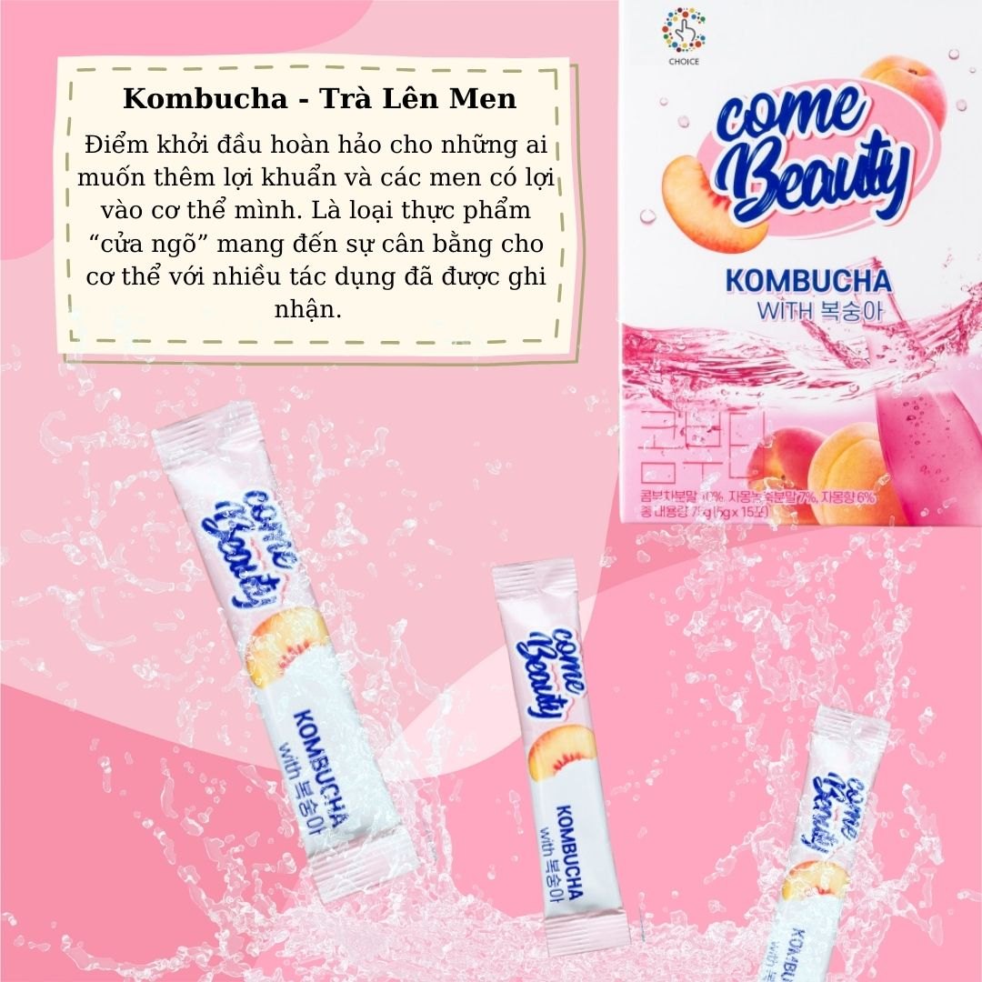 Trà KOMBUCHA COME BEAUTY CHOICE JAPAN