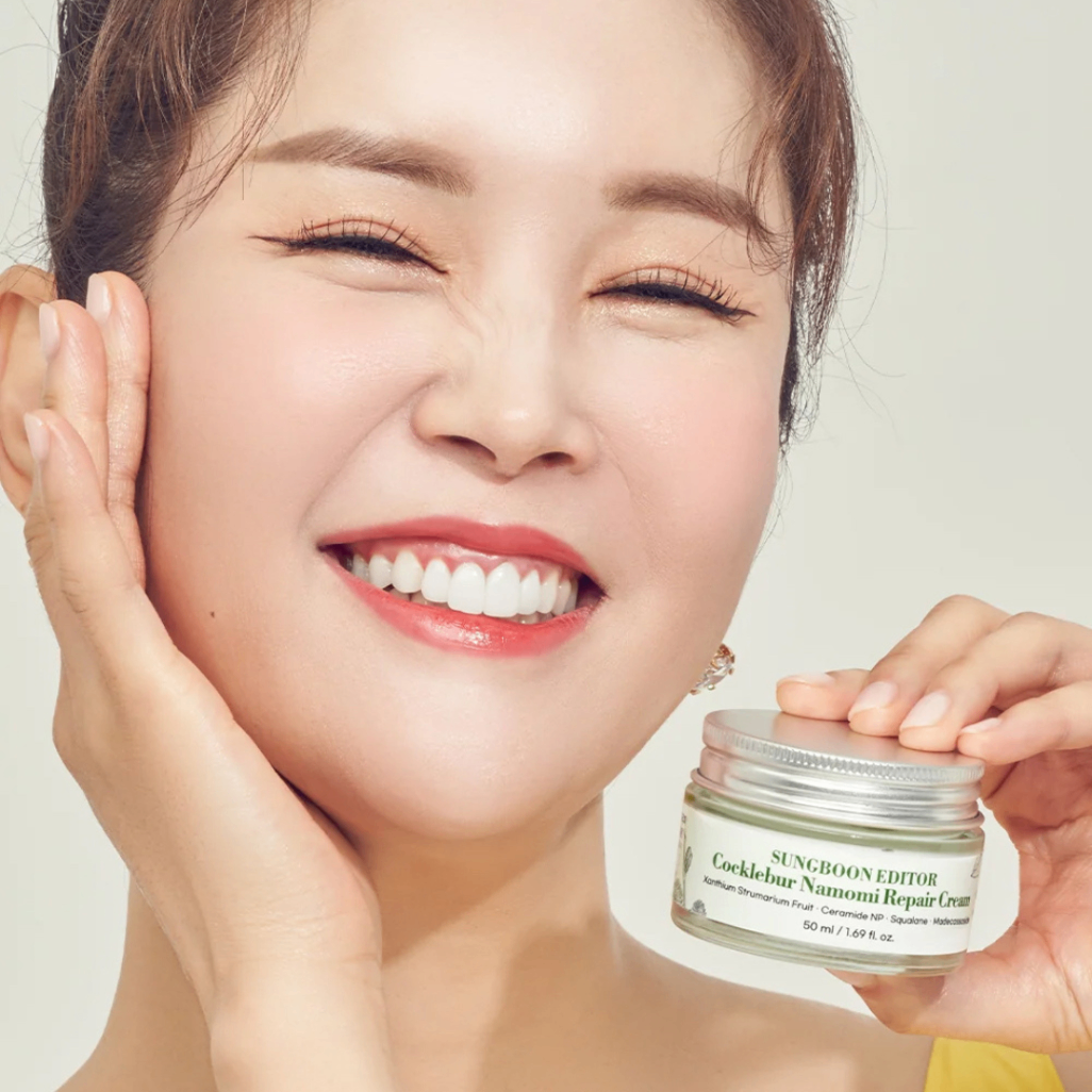 KEM DƯỠNG PHỤC HỒI SUNGBOON REPAIR CREAM PLUS 50ML -  MÀU XANH