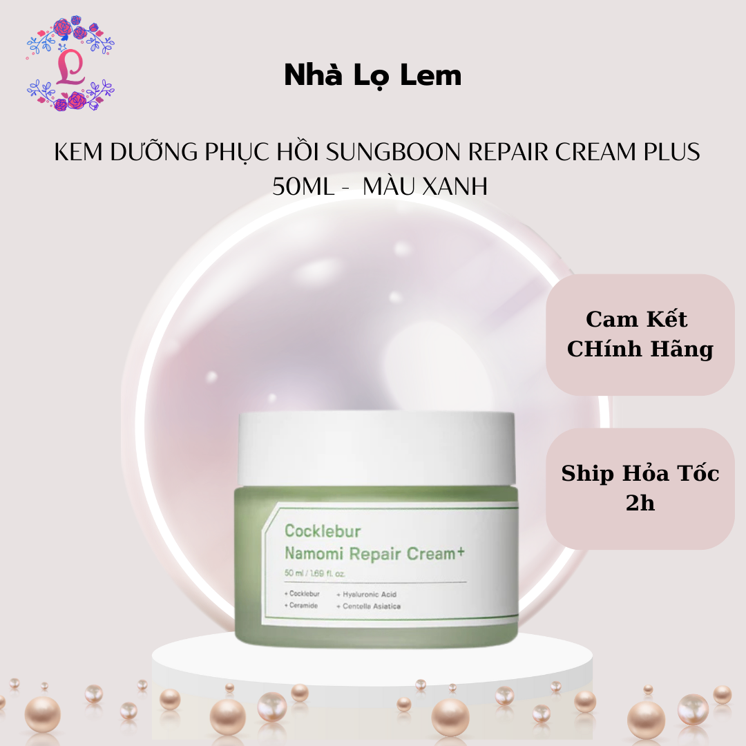 KEM DƯỠNG PHỤC HỒI SUNGBOON REPAIR CREAM PLUS 50ML -  MÀU XANH