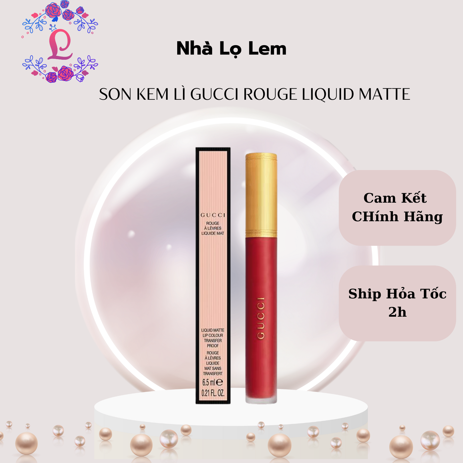 SON KEM LÌ GUCCI ROUGE LIQUID MATTE (NEW)