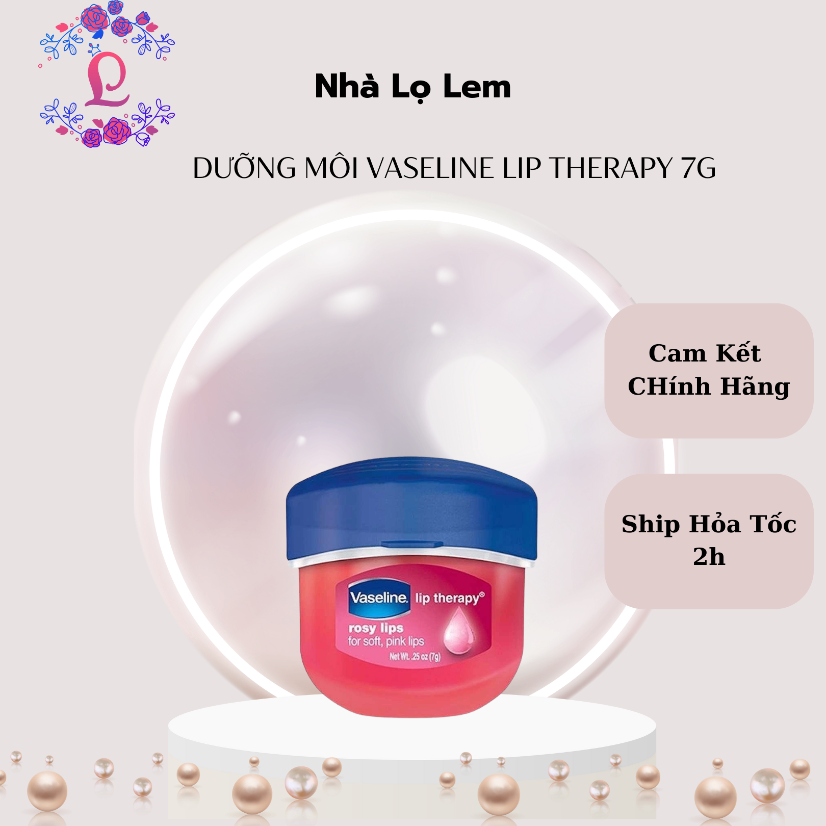 DƯỠNG MÔI VASELINE LIP THERAPY 7G