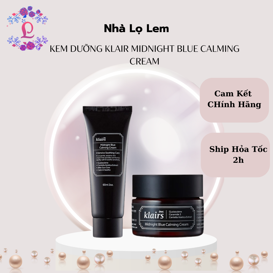 KEM DƯỠNG KLAIRS MIDNIGHT BLUE CALMING CREAM