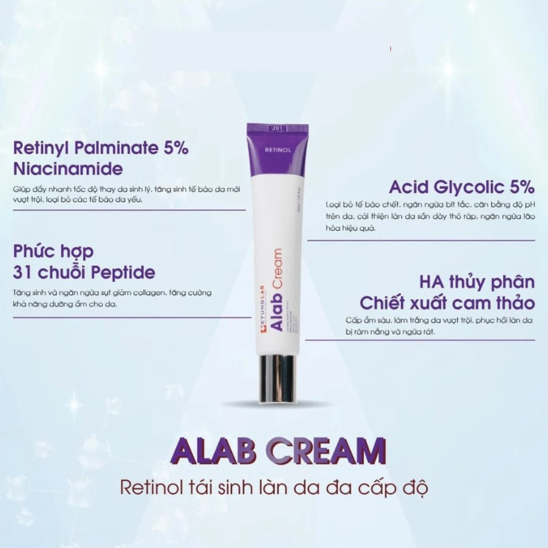 Kem dưỡng RETINOL Alab Cream KyungLab (Mới)