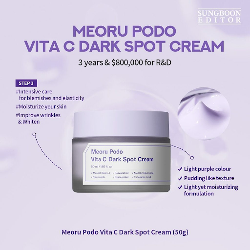 KEM DƯỠNG SUNGBOON MEORU PODO VITA C DARK SPOT CREAM