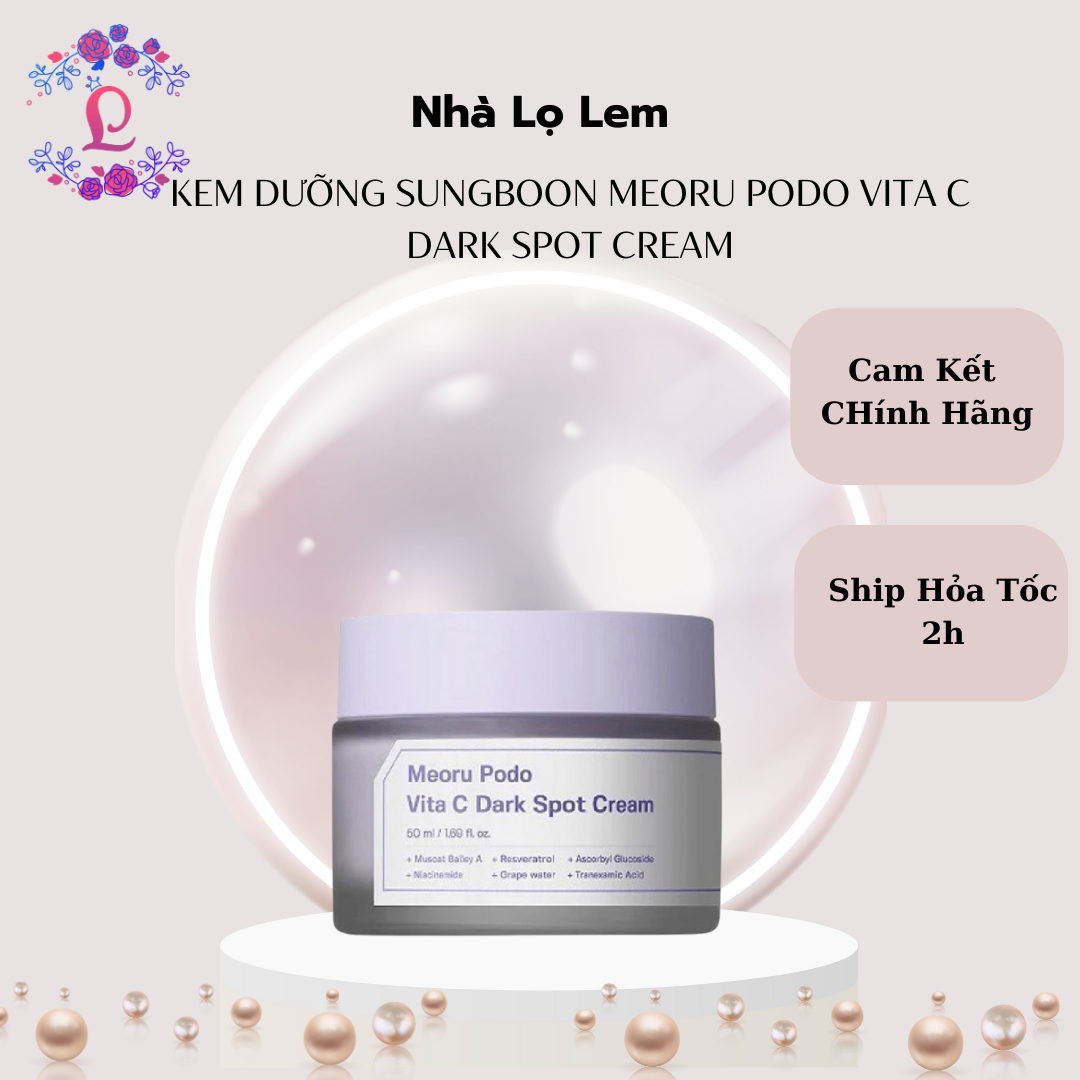 KEM DƯỠNG SUNGBOON MEORU PODO VITA C DARK SPOT CREAM