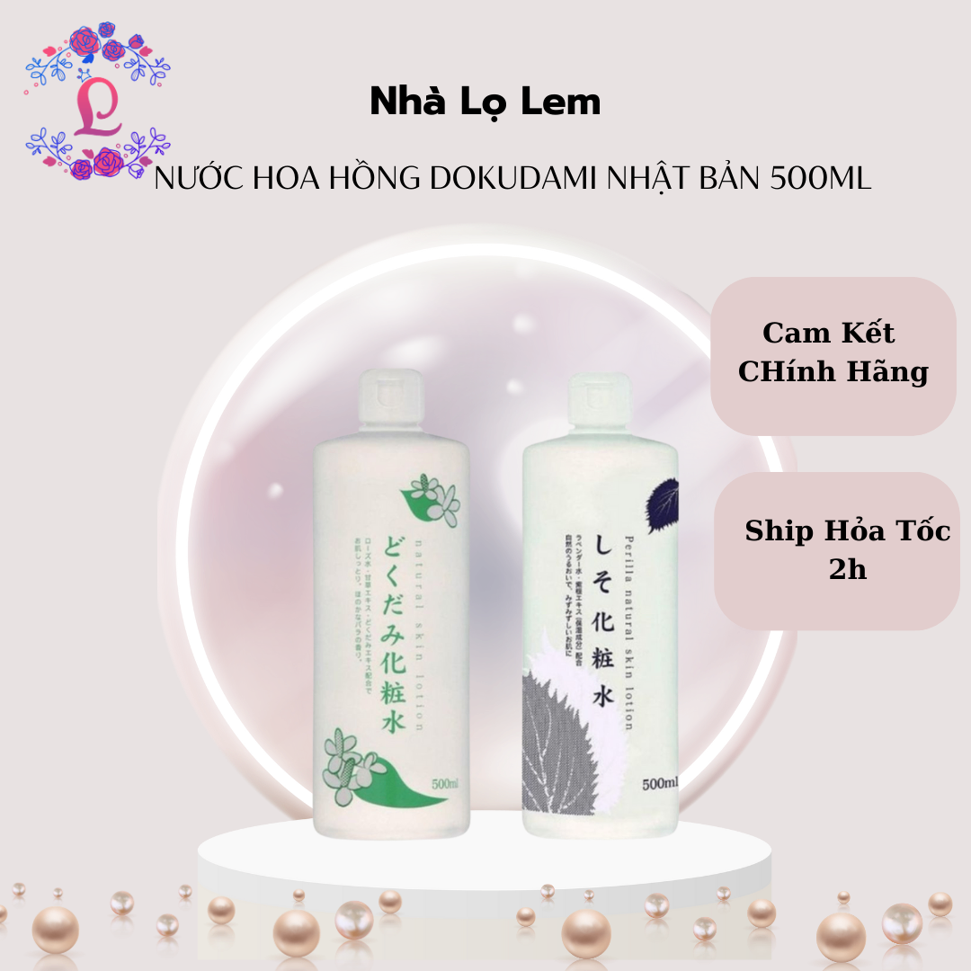 NƯỚC HOA HỒNG DOKUDAMI NHẬT BẢN 500ML