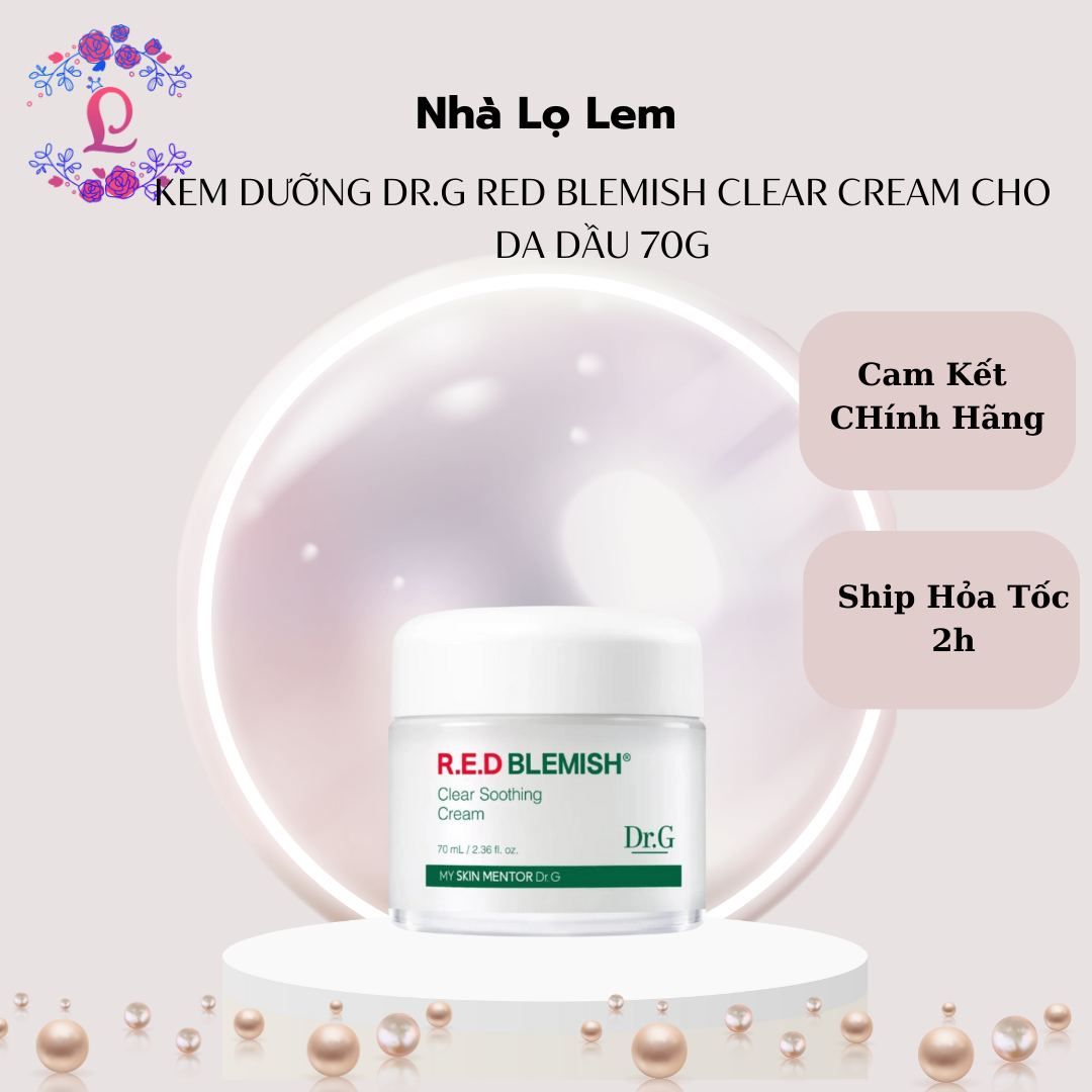 KEM DƯỠNG DR.G R.E.D BLEMISH CLEAR MOISTURE CREAM