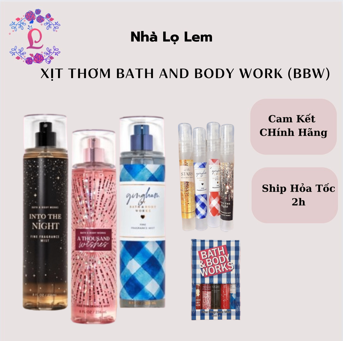 XỊT THƠM BATH AND BODY WORK (BBW)