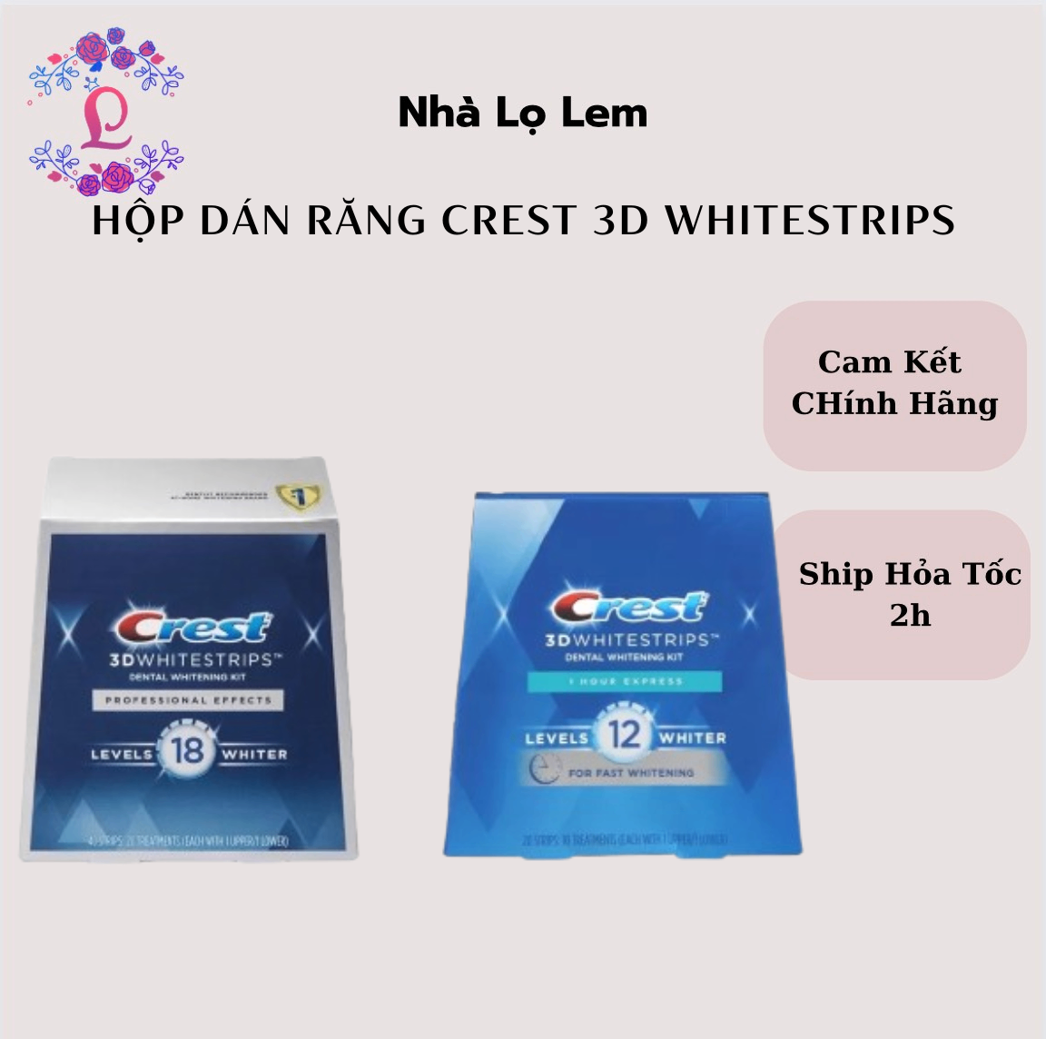 HỘP DÁN RĂNG CREST 3D WHITESTRIPS