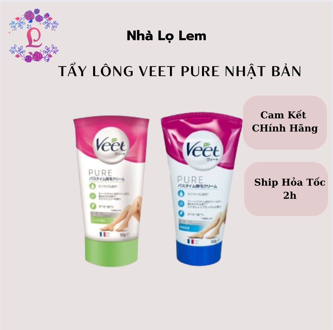 TẨY LÔNG VEET PURE NHẬT BẢN