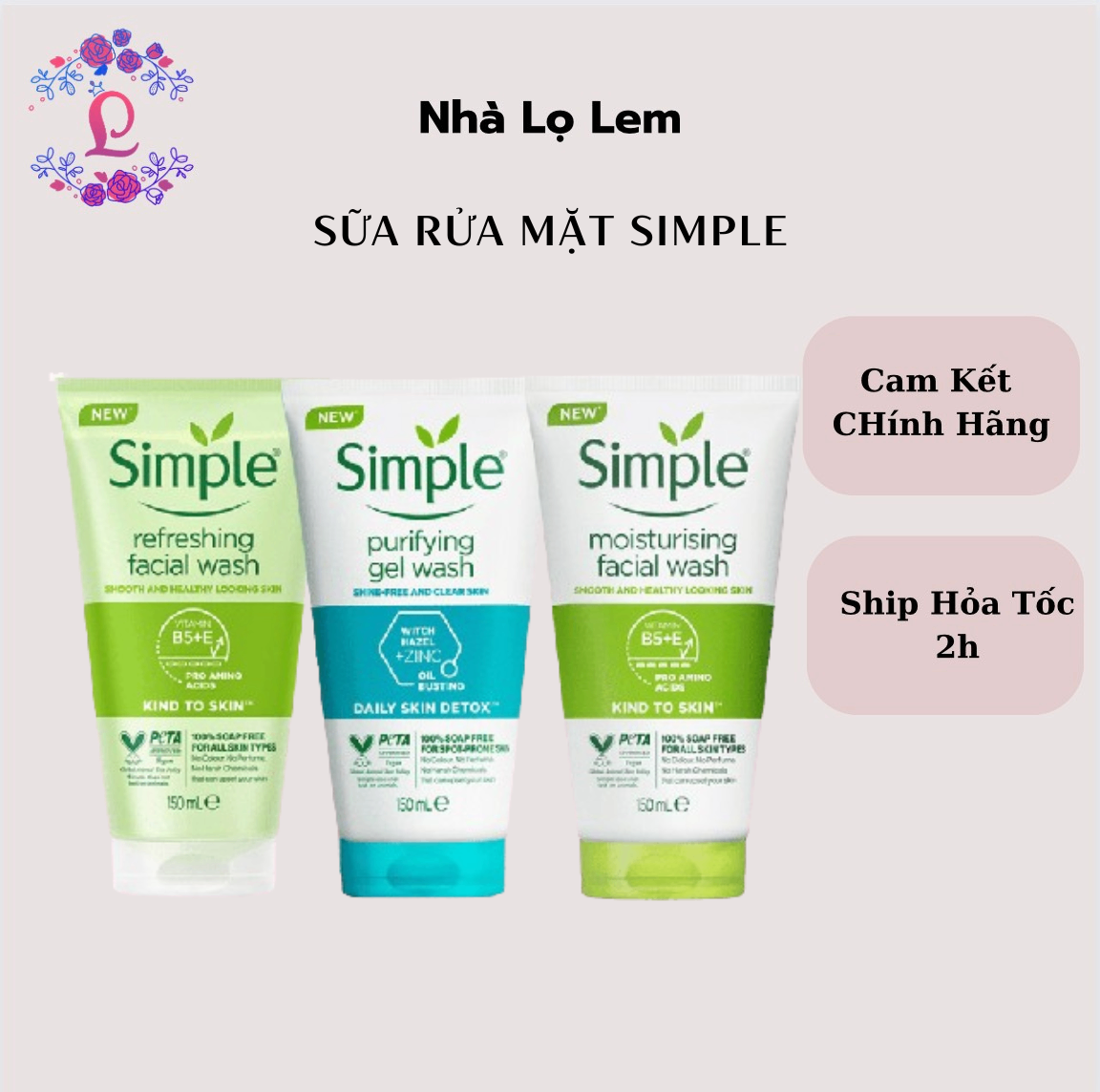 SỮA RỬA MẶT SIMPLE