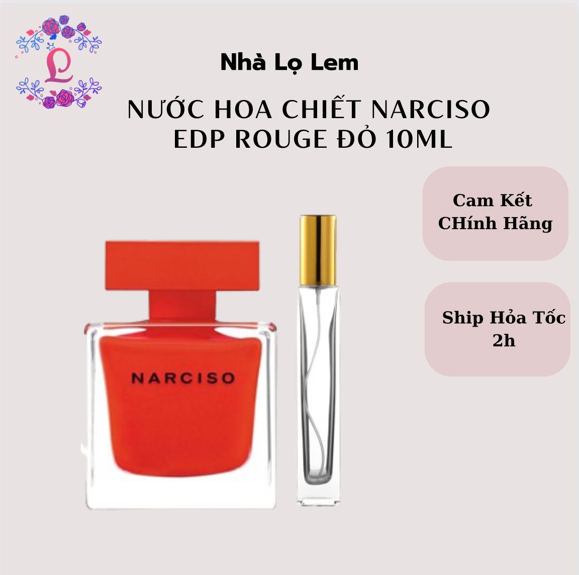 NƯỚC HOA NARCISO RODRIGUEZ EDT ĐỎ