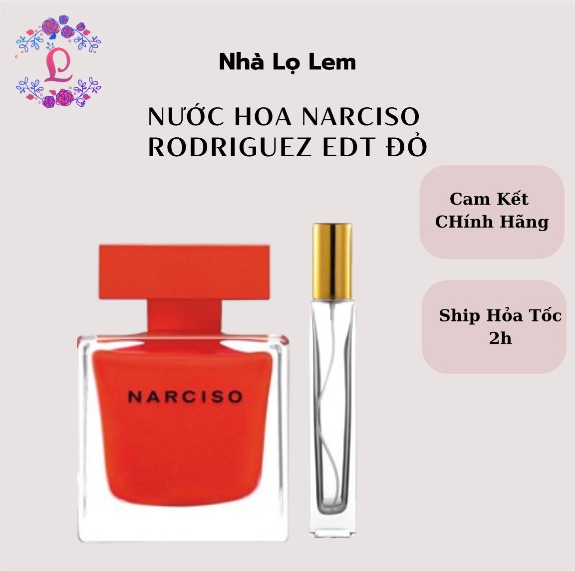 NƯỚC HOA NARCISO RODRIGUEZ EDT ĐỎ