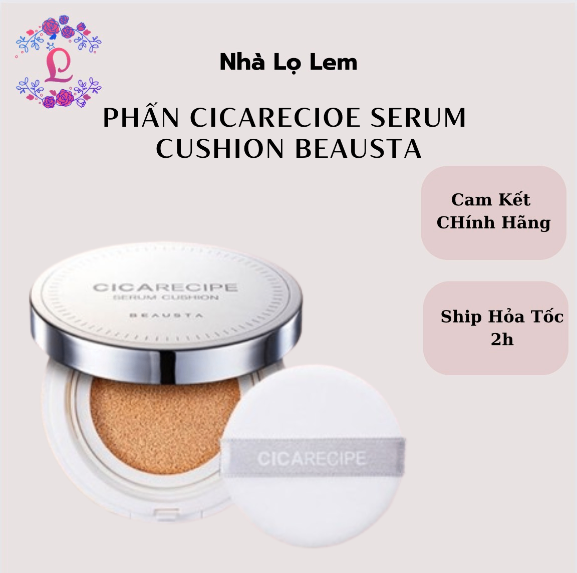 PHẤN CICARECIOE SERUM CUSHION BEAUSTA