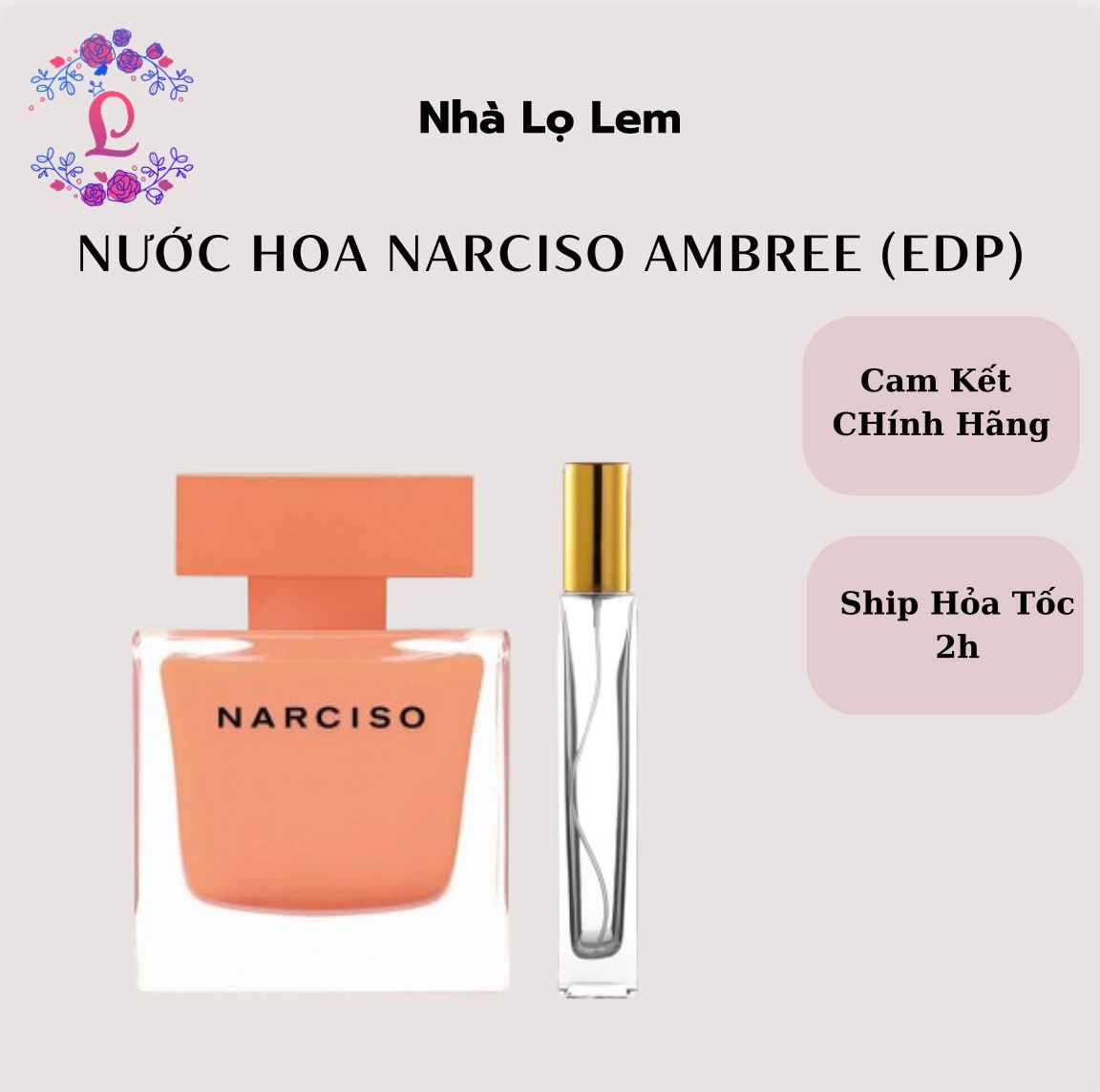 NƯỚC HOA NARCISO AMBREE (EDP)