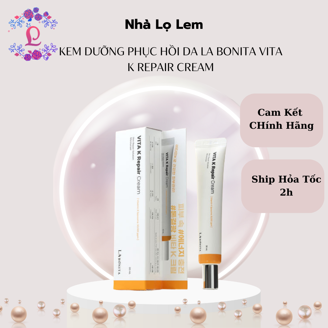 KEM DƯỠNG PHỤC HỒI DA LA BONITA VITA K REPAIR CREAM