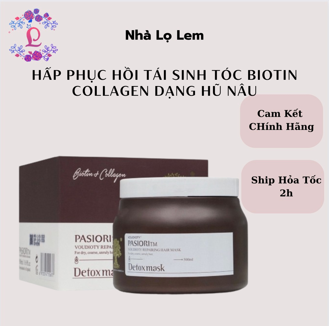 Ủ TÓC BIOTIN - HŨ NÂU