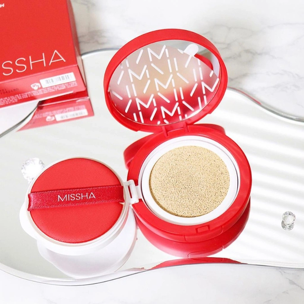 PHẤN NƯỚC MISSHA VELVET FINISH CUSHION HÀN 15G - ĐỎ