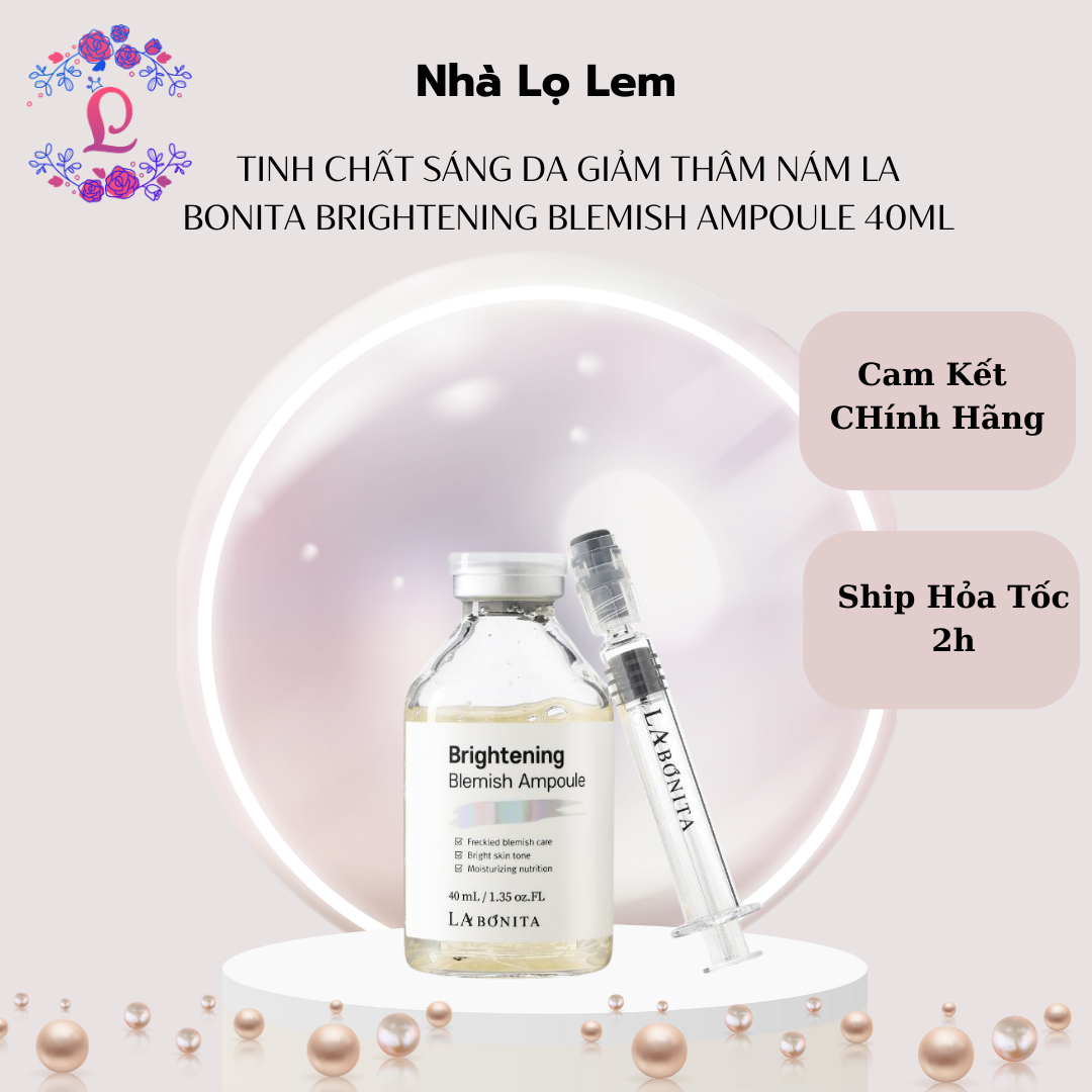 TINH CHẤT SÁNG DA GIẢM THÂM NÁM LA BONITA BRIGHTENING BLEMISH AMPOULE 40ML