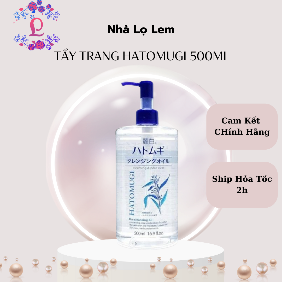 TẨY TRANG HATOMUGI 500ML