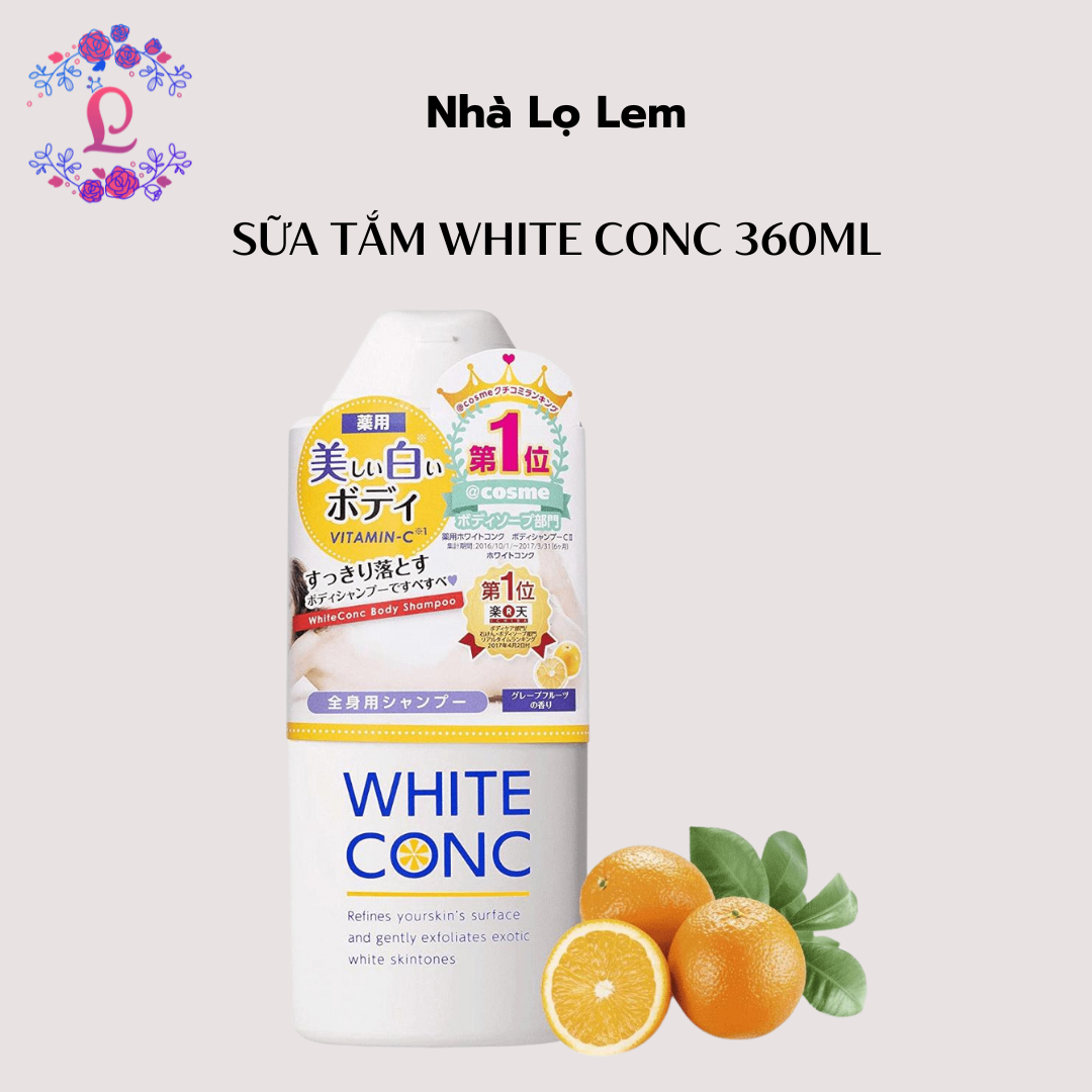 Sữa tắm white conc 360ml