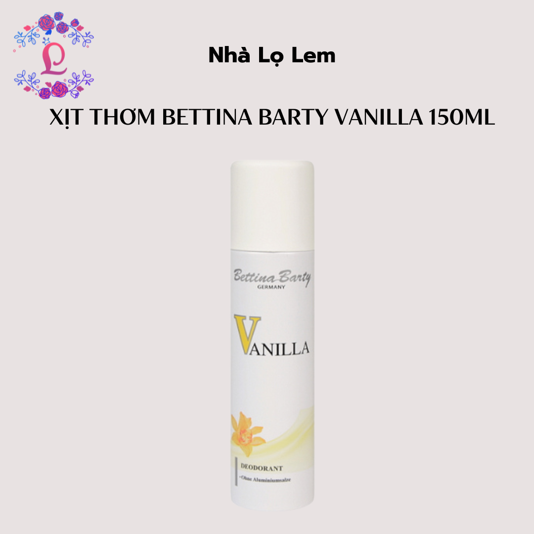 Xịt Thơm Bettina Barty Vanilla 150ml