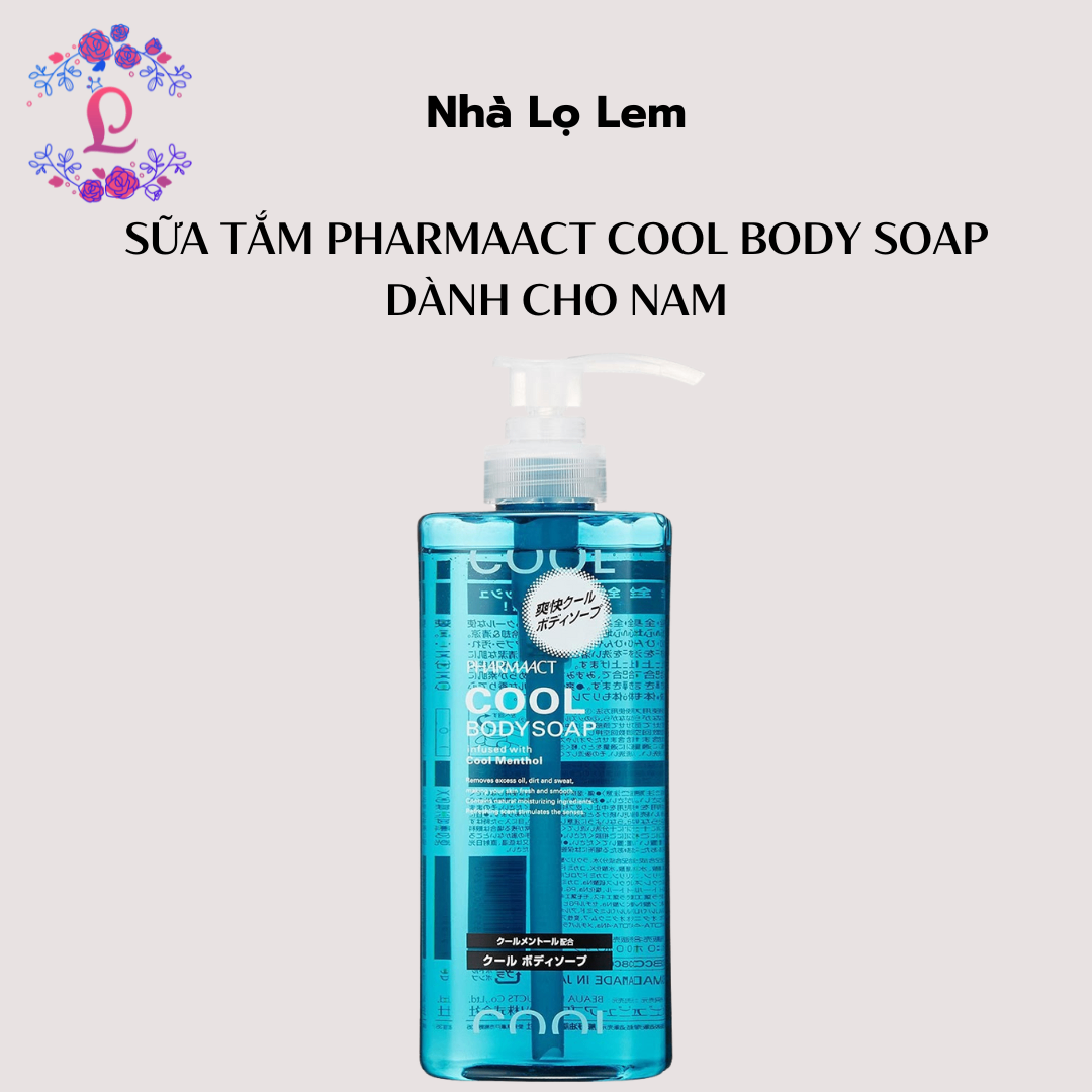 Sữa tắm Pharmaact Cool Body Soap Dành cho Nam