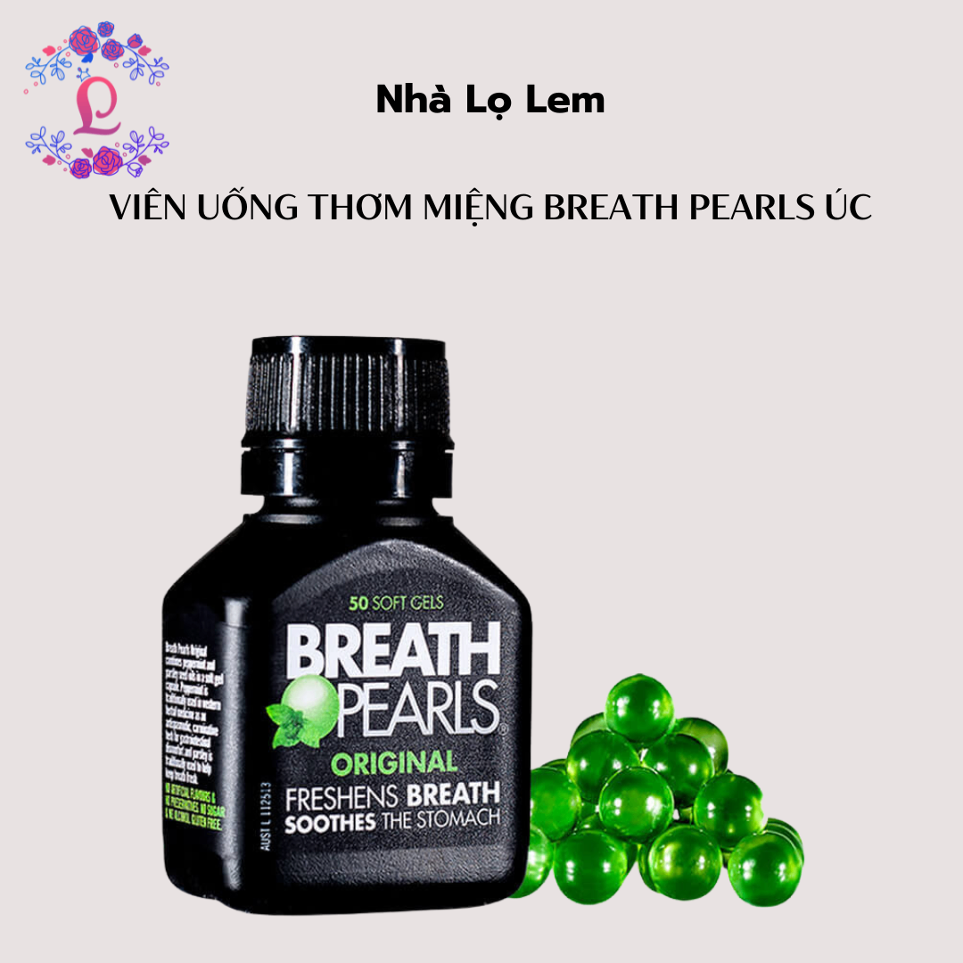 Viên uống thơm miệng BREATH PEARLS úc