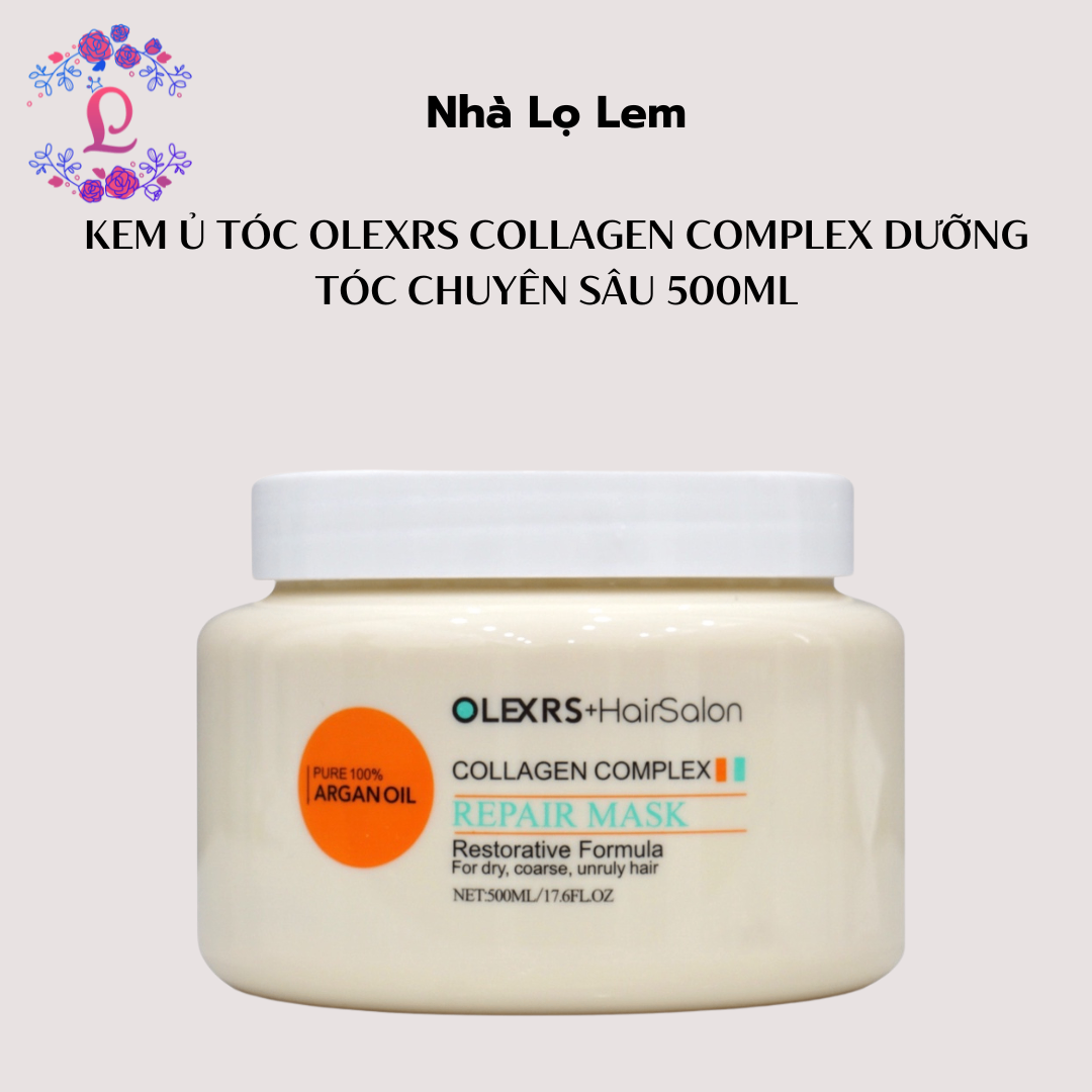 Kem ủ tóc Olexrs Collagen Complex dưỡng tóc chuyên sâu 500ml