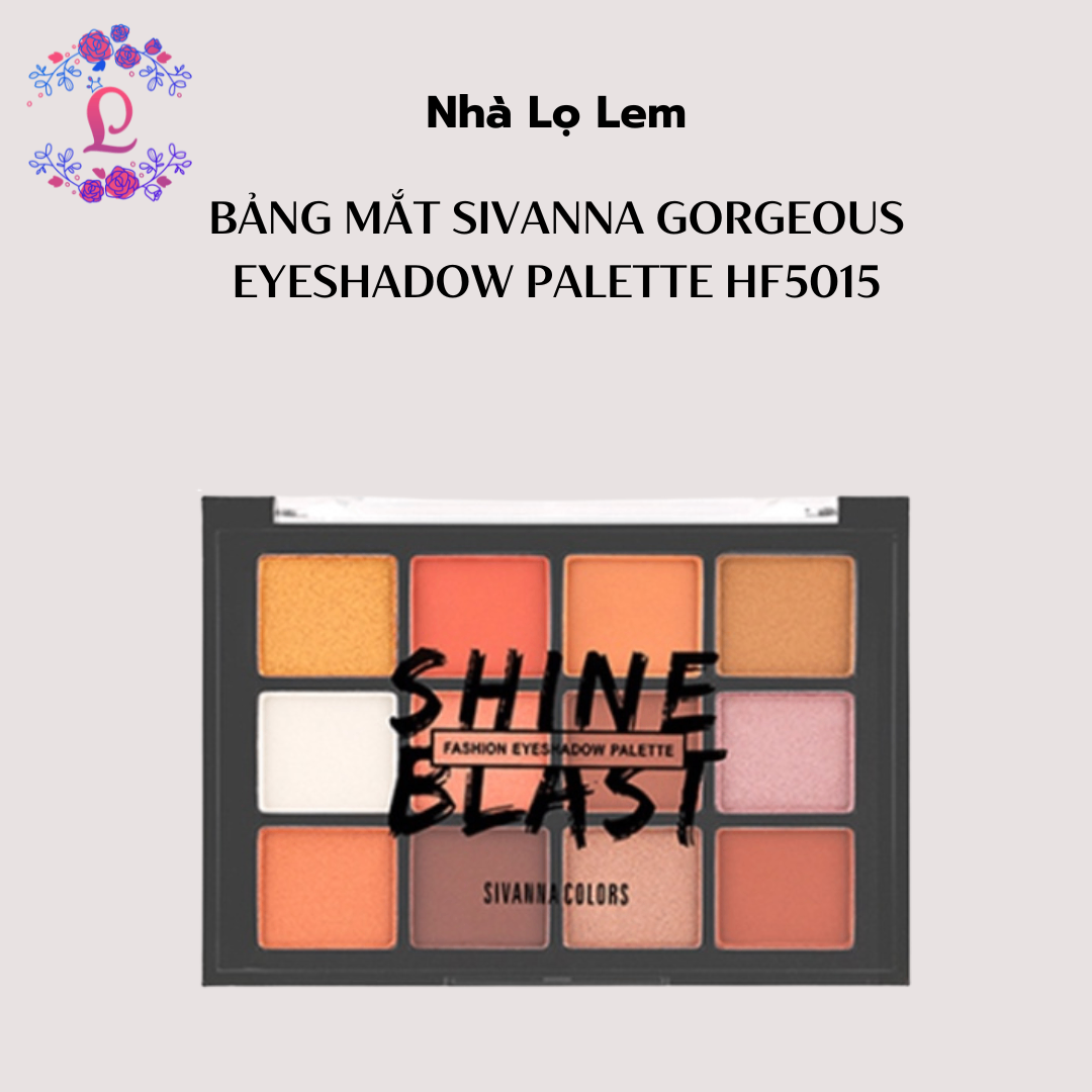 BẢNG MẮT SIVANNA GORGEOUS EYESHADOW PALETTE HF5015