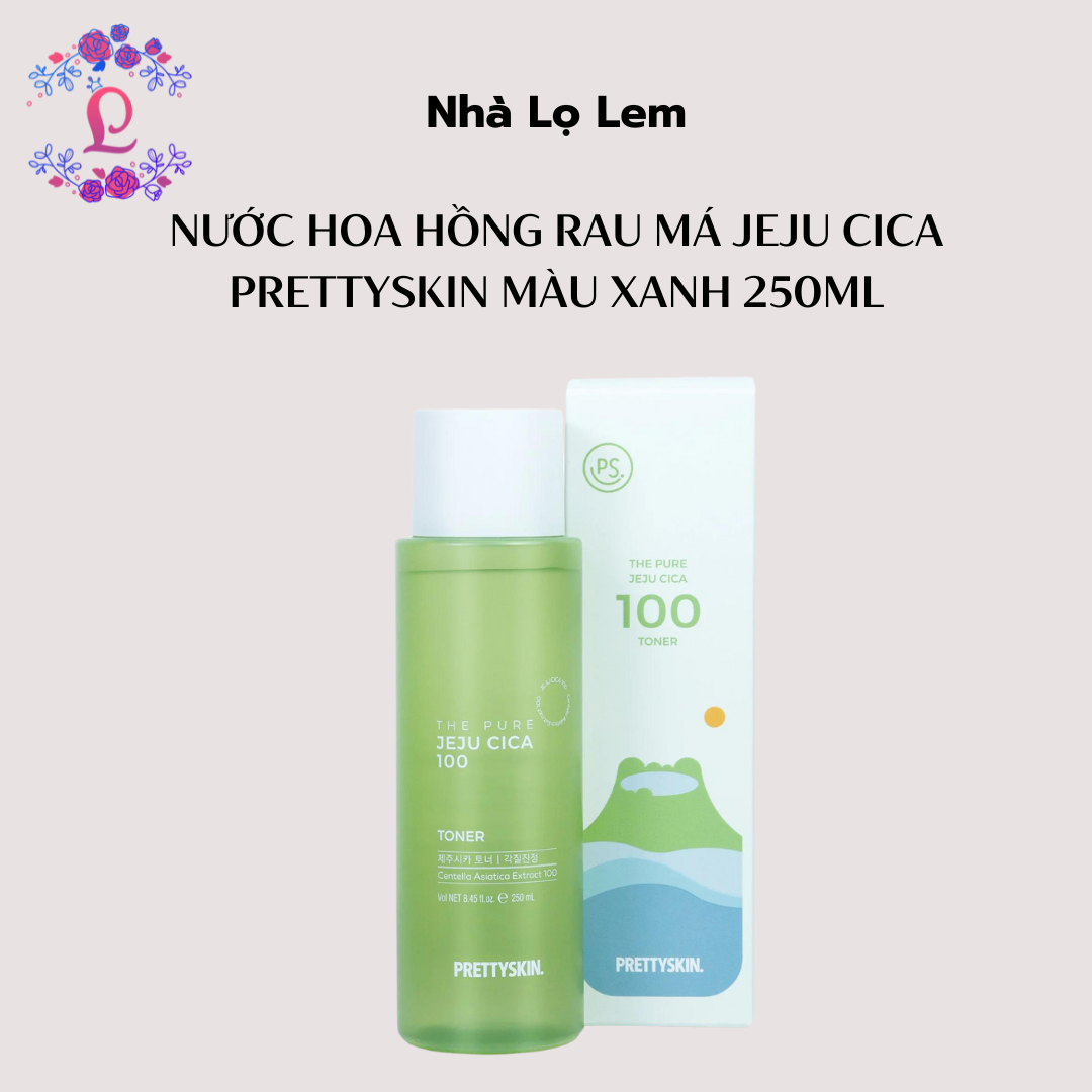 Nước hoa hồng PRETTYSKIN - The Pure Jeju Cica 250ml