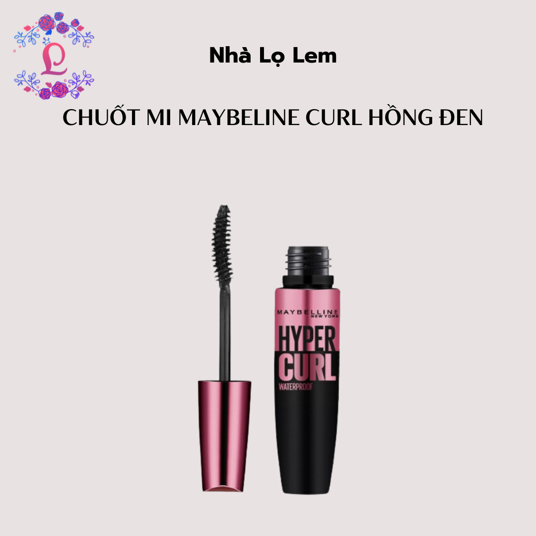 CHUỐT MI MAYBELINE CURL HỒNG ĐEN nội địa Thái Lan