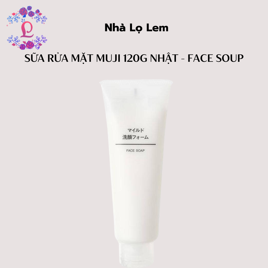 Sữa rửa mặt muji 120g Nhật - face soup