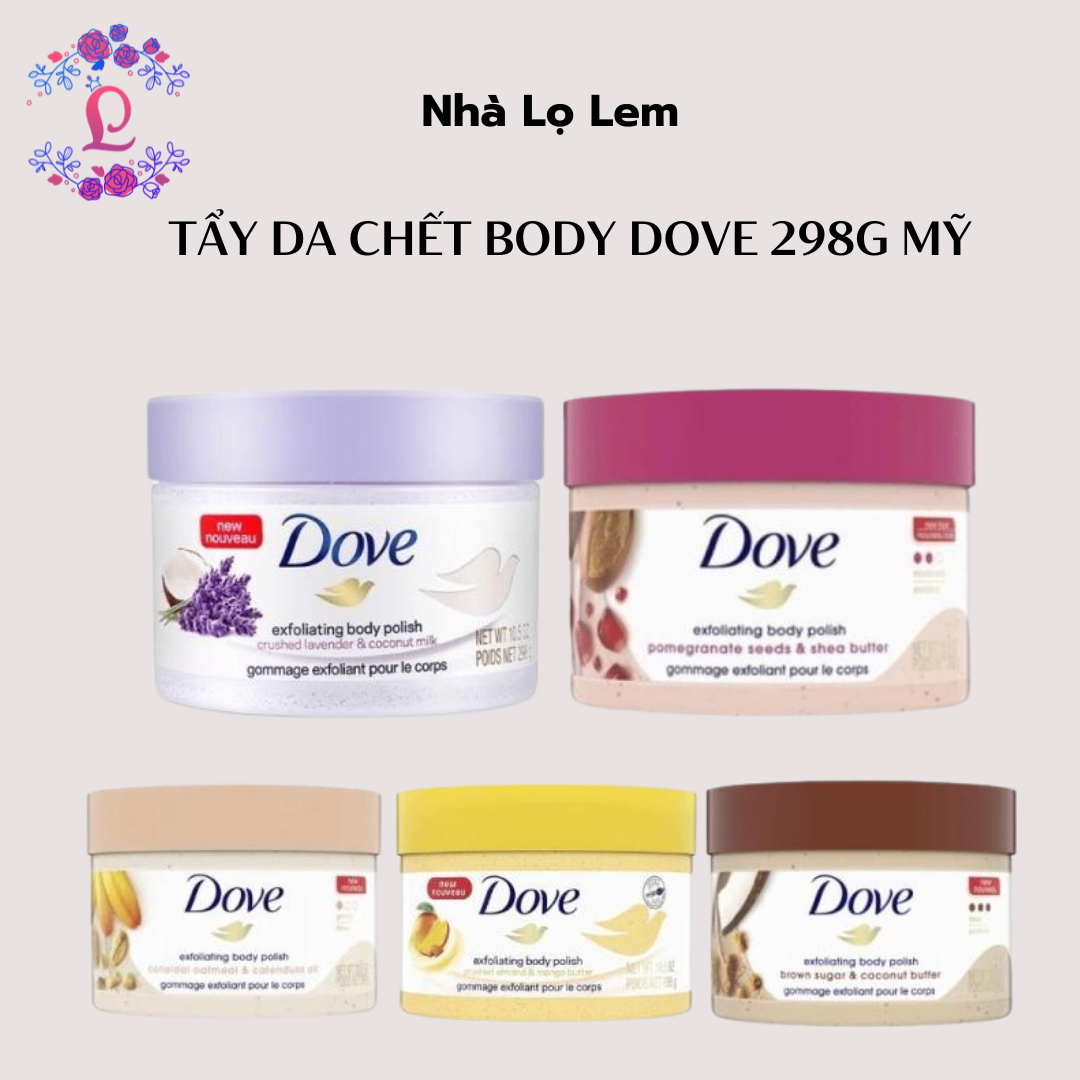 TẨY DA CHẾT BODY DOVE 298G MỸ