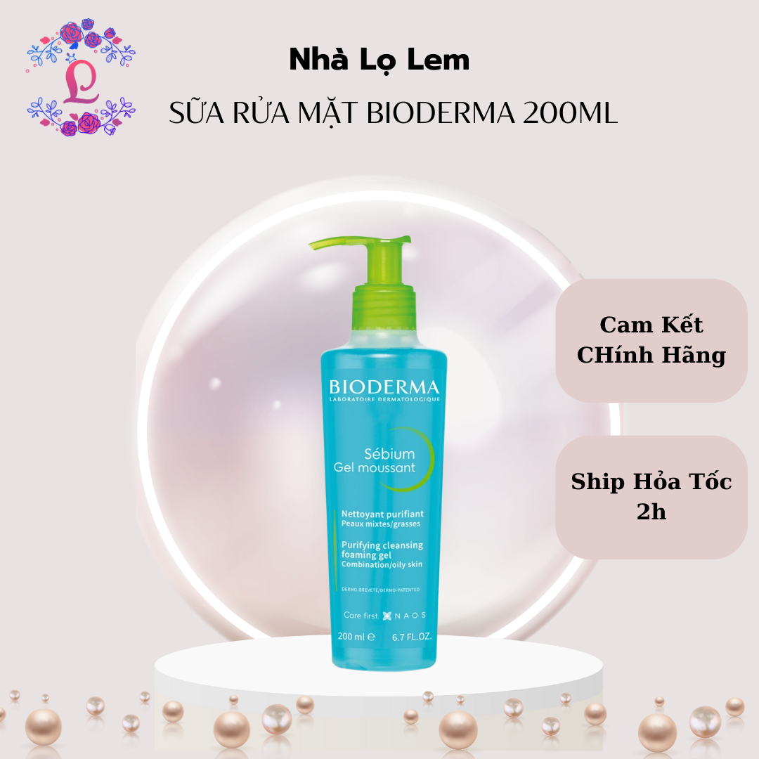 Sữa rửa mặt BIODERMA 200ml