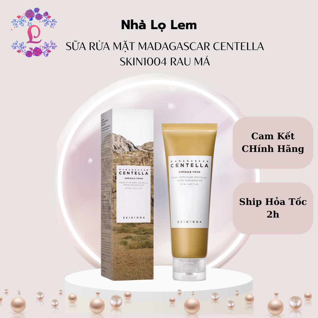 Sữa rửa mặt madagascar centella skin1004 rau má