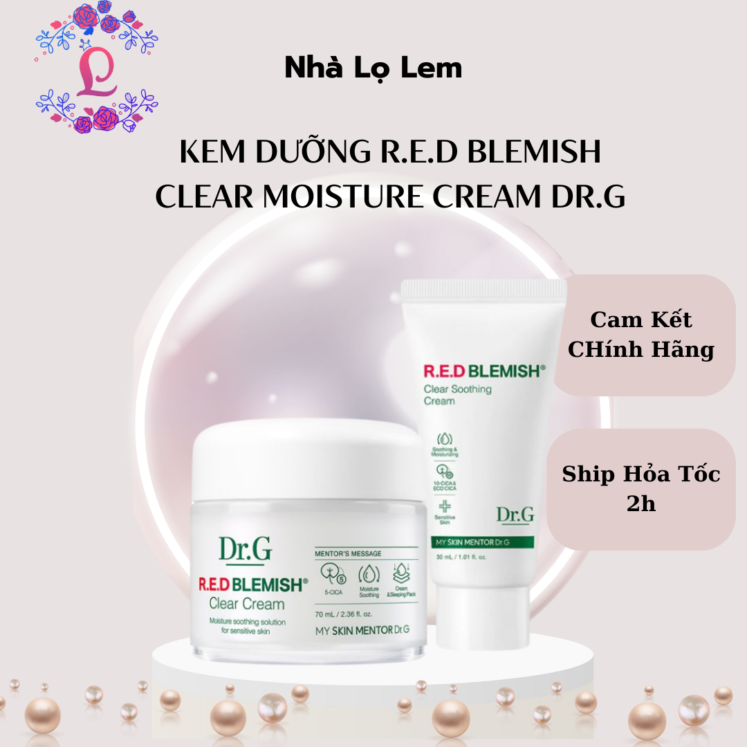 KEM DƯỠNG DR.G R.E.D BLEMISH CLEAR MOISTURE CREAM