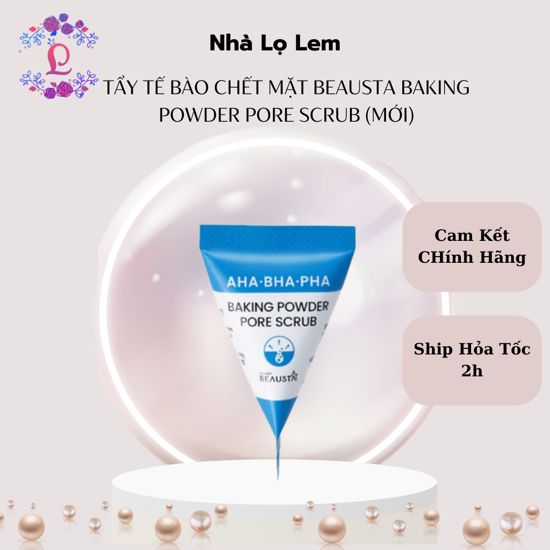 TẨY TẾ BÀO CHẾT MẶT BEAUSTA BAKING POWDER PORE SCRUB (MỚI)