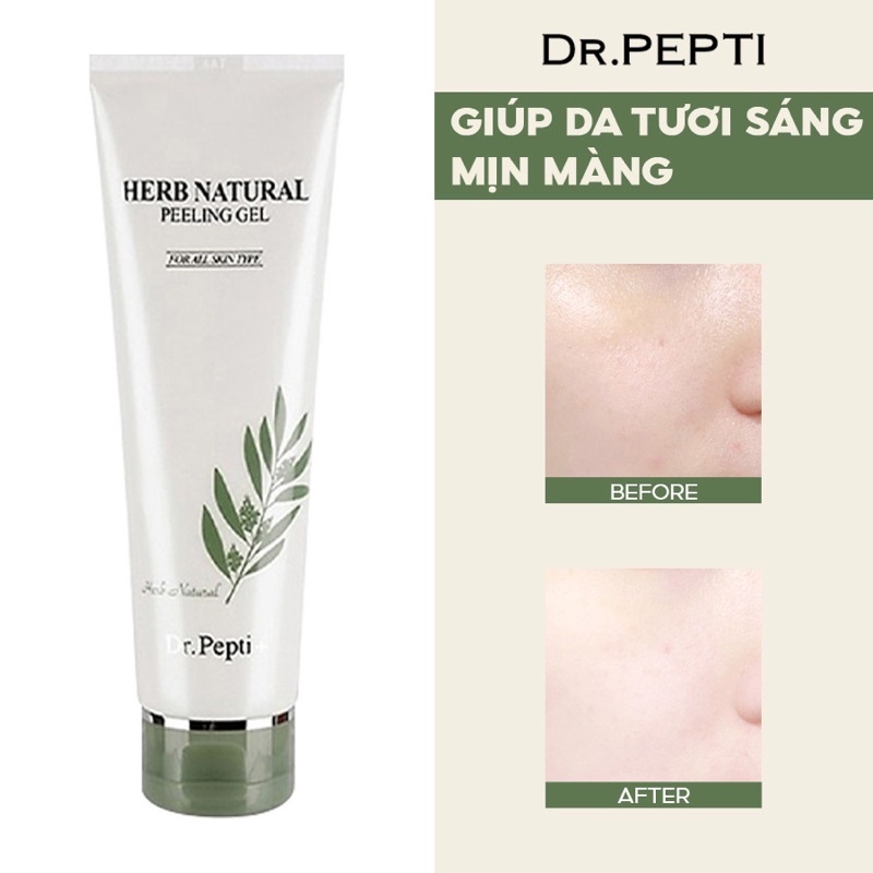 Tẩy da chết thảo dược Dr.Pepti