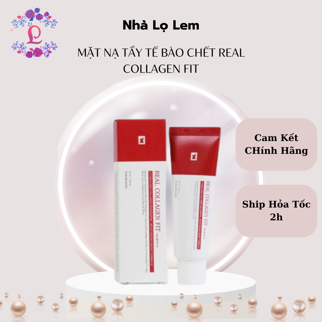 Mặt Nạ Tẩy Tế Bào Chết Real Collagen Fit